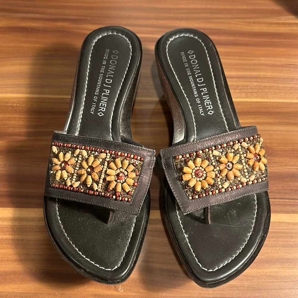 Donald J Pliner wedge sandals